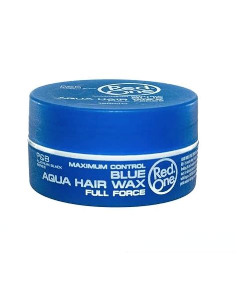 Red One Blue Aqua Hair Wax 150ml Barber Depot Barber Supply