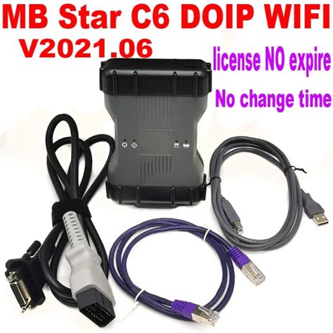 Doip Vci Mb Star C6รองรับ Can Bus พร้อมซอฟต์แวร์202106 Ssd C6 Wifi