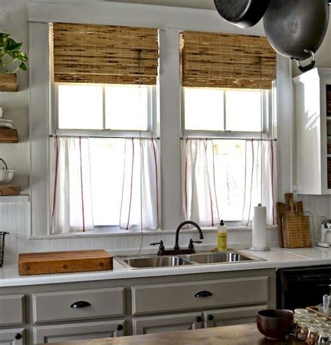 Gorgeous 70 Pretty Farmhouse Kitchen Curtains Decor Ideas