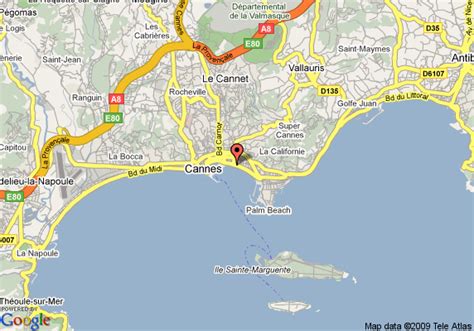 Cannes Carte Et Image Satellite