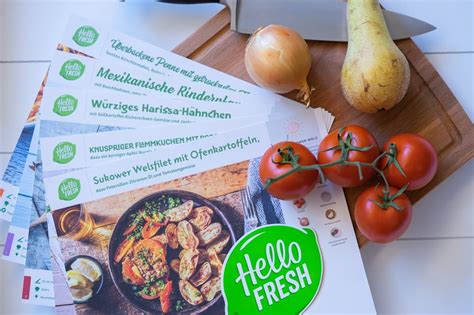 Unser Speiseplan Mit Leckeren Rezepten Mit Der Hellofresh Box Für Den