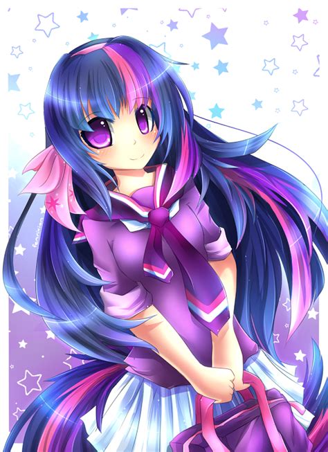 Twilight Sparkle Anime My Little Ngựa Con Ngựa Pony Friendship Is