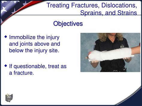 Ppt Treating Fractures Dislocations Sprains And Strains Powerpoint