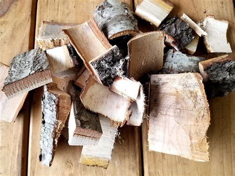 Bark On Cherry Smoker Chunks Natural Wood Chunks Hardwood Smoker Wood