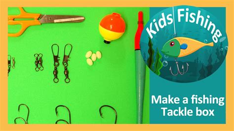 Make A Saltwater Fishing Tackle Box Kids Fishing Youtube