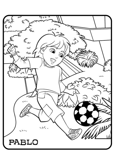 Dora is a happy and energetic girl. Dora and friends coloring pages to download and print for free