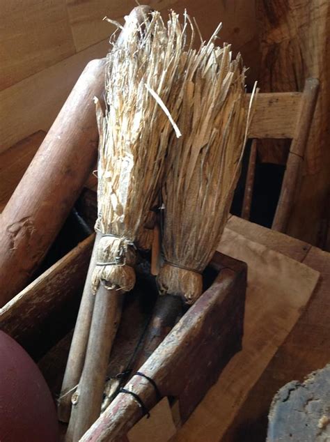 Handmade Corn Husk Brooms Primitive Home Decor