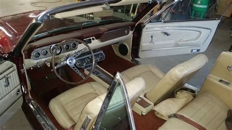 1966 Ford Mustang Convertible Pony Interior 289 Automatic For Sale In