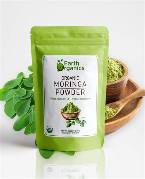 Organic Moringa Powder Earth Organics Shop Earth Organics USA