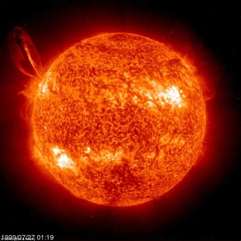 Stunning Image Reveals Just How Vast Solar Flares On The Suns Surface
