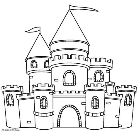 Printable Castle Coloring Pages Printable World Holiday
