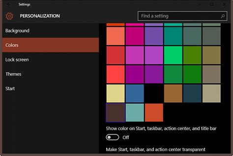 Custom Colors Windows 10 Forums