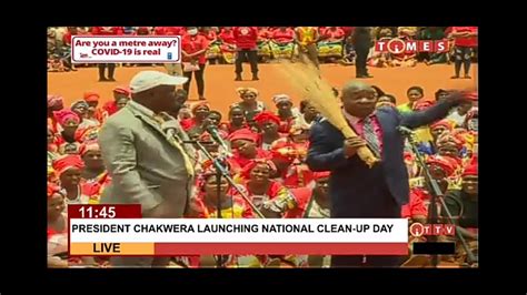 President Chakwera Ndi Vice President Chilima Ku Mwambo Wa National