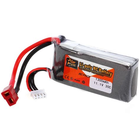 111 V 1300 Mah 30c Lithium Rc Plane Battery For Industrial Battery