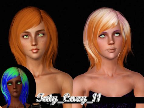 Cazy`s 11 Hairstyle Retextured By Taty For Sims 3 Sims Hairs