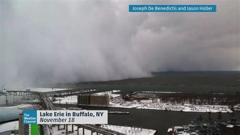 The Lake Effect Snow Storm In South Buffalo Ny Looked Similar To A