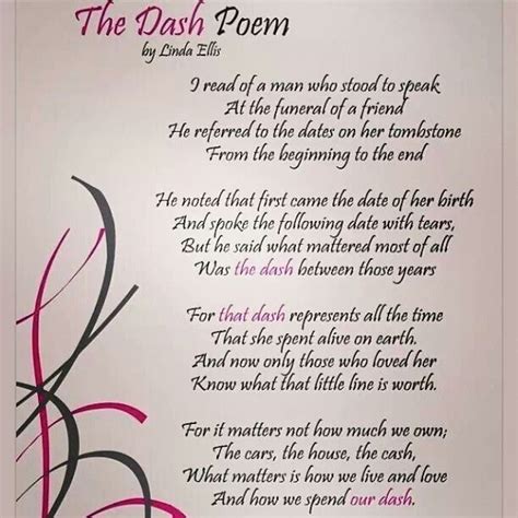 It can be used in phrasal the en dash is used to represent a span or range of numbers, dates, or time. The dash poem | Love, Friendship | Pinterest