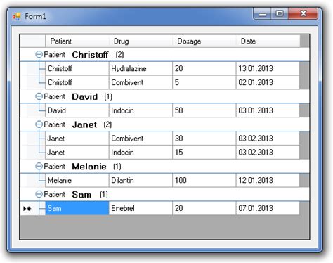 Data Display Form Using Datagridview Tool In C Windows Application