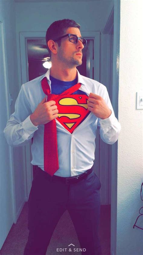 Last Years Last Minute Clark Kent Costume Halloween