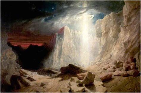 The Israelites Led By The Pillar Of Fire By Night By William West Ca