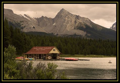Maligne Lake Boat House 2007 Melvin Markowitz All Righ Flickr