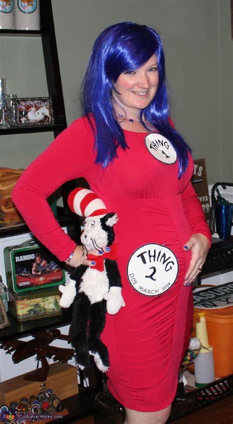 Thing one and thing 2. Thing 1 and Thing 2 Pregnancy Costume