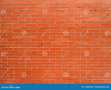 Red Orange Brick Wall Texture Detailed Background Stock Photo Image