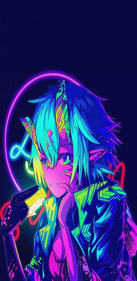 2k Free Download Neon Anime Bright Anime Bright Colors Cool Fun