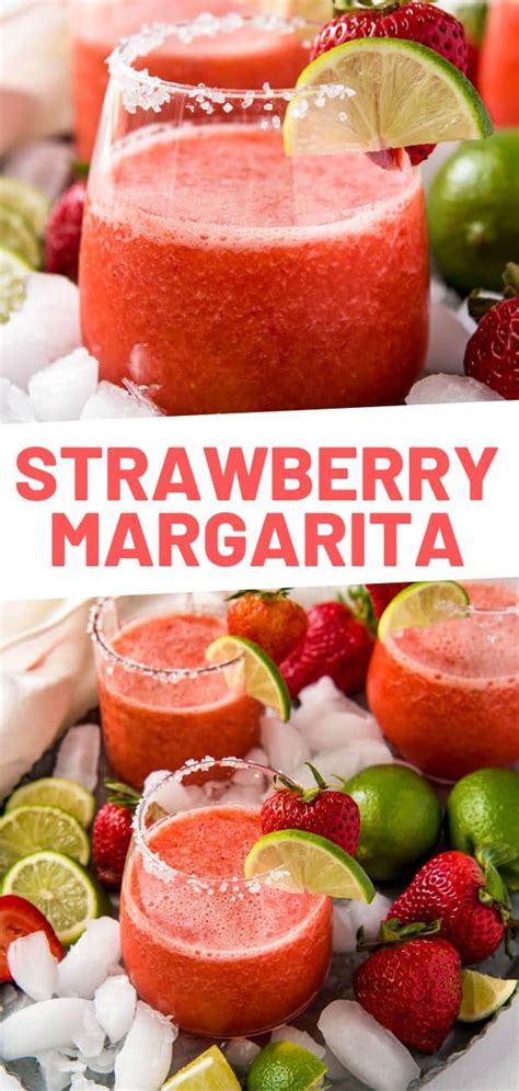 Best Strawberry Margarita Spoonful Of Flavor