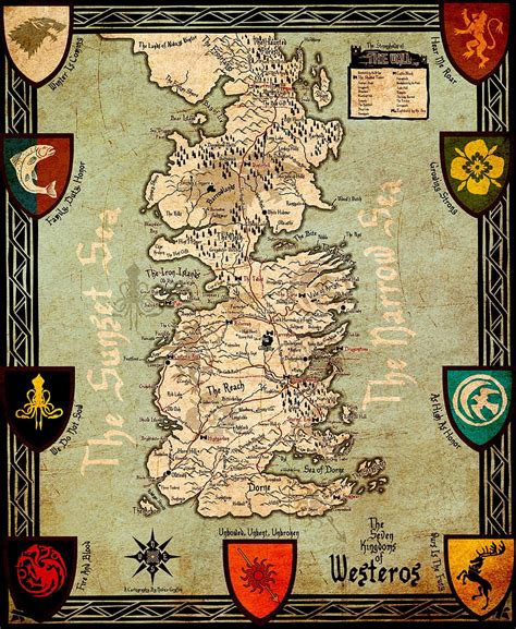Westeros Map Game Of Thrones Maps Hd Phone Wallpaper Pxfuel