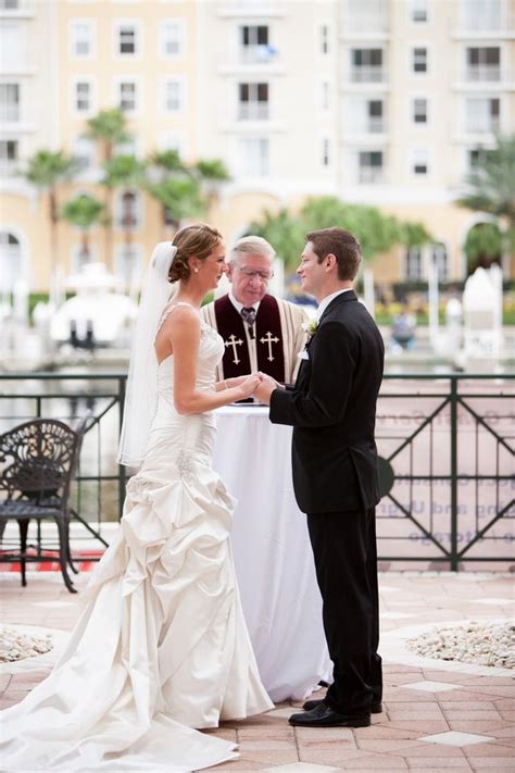 Pink And White Elegant Downtown Tampa Marriott Waterside Wedding Marry