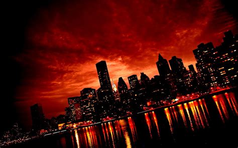 Red City Wallpapers Top Free Red City Backgrounds Wallpaperaccess