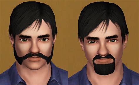 Mod The Sims Friendly Muttonchops And Bushy Goatee Beards