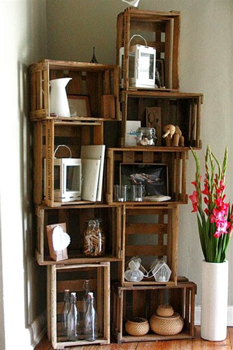 Diy Crate Furniture Ideas And Pictures Using Wooden Crates