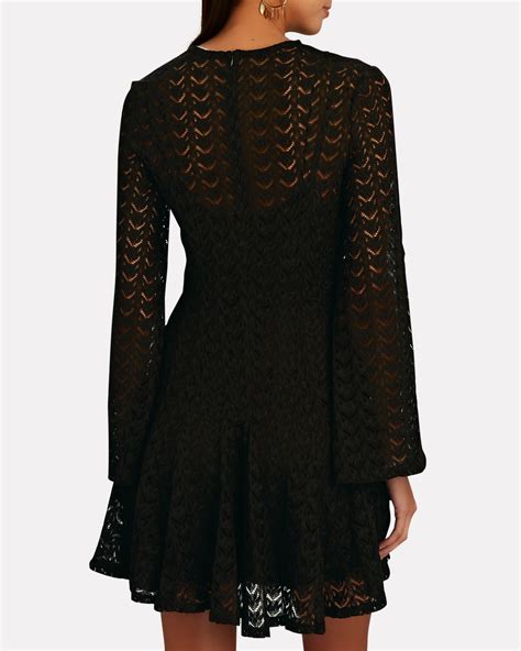 Sabina Musayev Vika Crochet Knit Mini Dress Intermix®