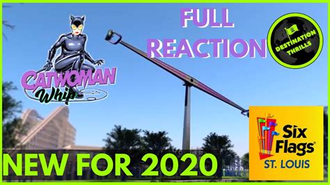 Catwoman Whip At Six Flags St Louis New For 2020 Full Reaction And