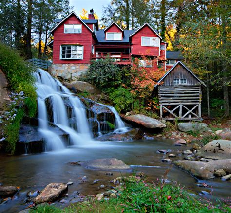 Living Waters Waterfall Waterfall Behind The Living Waters Flickr