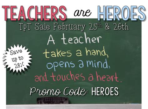 Teachers are Heroes Sale! | creating & teaching