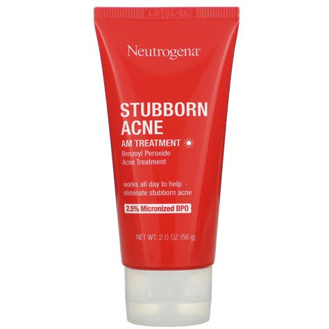 Neutrogena Stubborn Acne Am Treatment 20 Oz 56 G