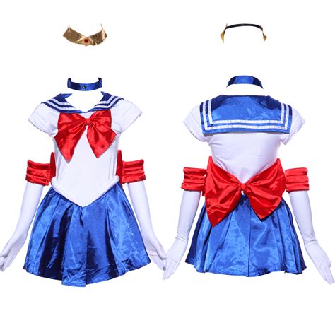 Adult Sailor Moon Costume Womens Costumes Fancy Dress Up Outfit Cosplay