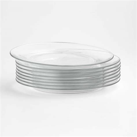 Set Of 8 Moderno Dinner Plates Reviews Crate And Barrel