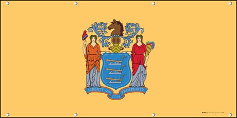 New Jersey State Flag Banner