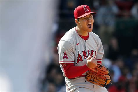 Shohei Ohtani Strikes Out 11 For Angels In 8 0 Win Over Red Sox Los