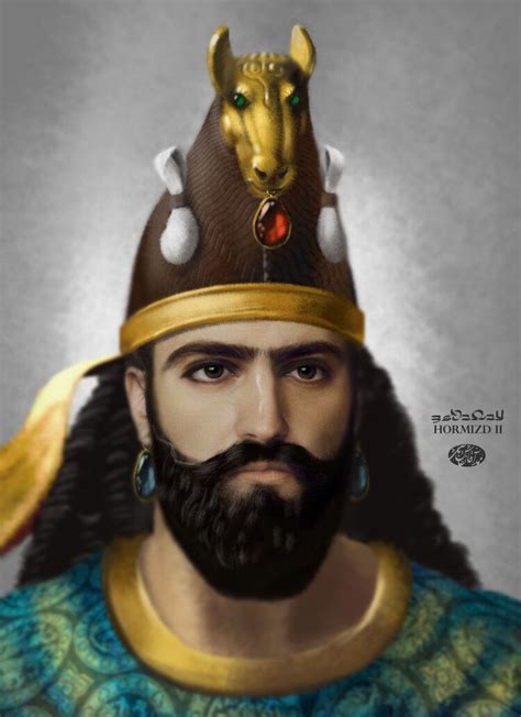 Sassanid Shah Hormizd Ii — Eranshahr Sassanid Persian Warrior
