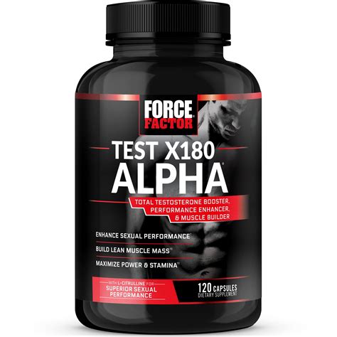 Buy Force Factor Test X180 Alpha Testosterone Booster For Men