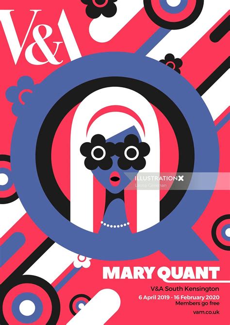Mary Quant At The Vanda Illustration By Laura Greenan