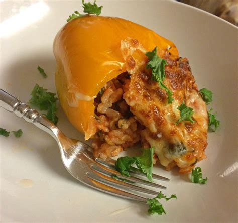 Chicken And Rice Stuffed Peppers The Sisters Kitchen