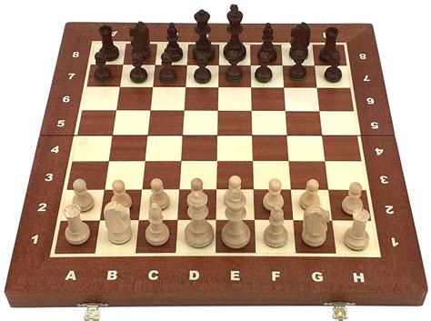 High Quality Tournament Chess Set Massiv Wood 40 X 40 Classic Games