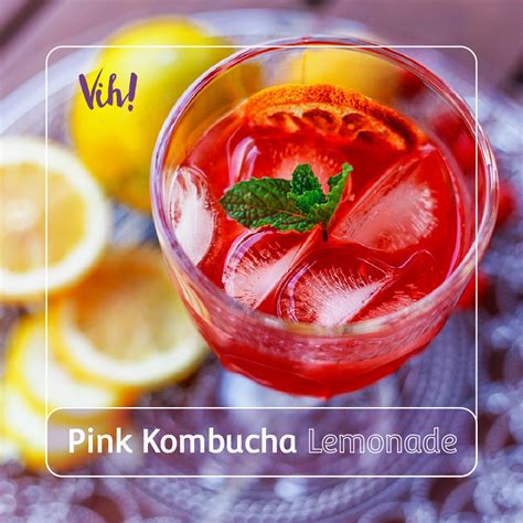 Drink Com Kombucha Kombucha Pink Lemonade Vih Alimentos Kombucha