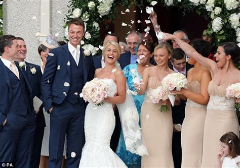Jonny Evans Marries Helen Mcconnell Daily Mail Online
